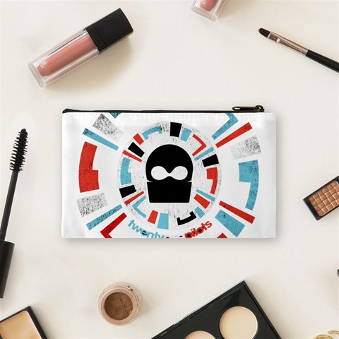 Twenty One Pilots  Cosmetic Bag (Small) from ArtsNow.com Back
