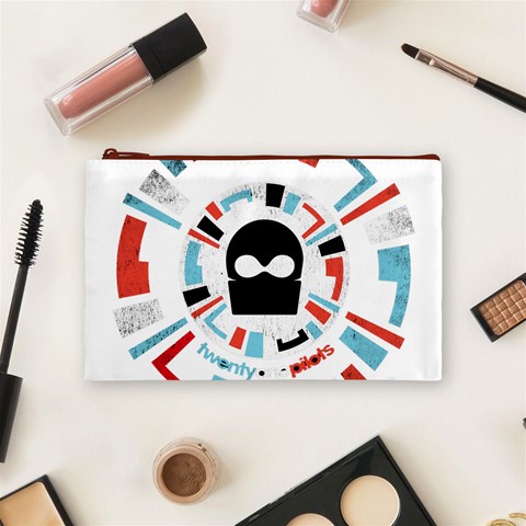 Twenty One Pilots  Cosmetic Bag (Medium) from ArtsNow.com Front