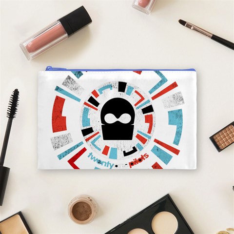 Twenty One Pilots  Cosmetic Bag (Medium) from ArtsNow.com Front