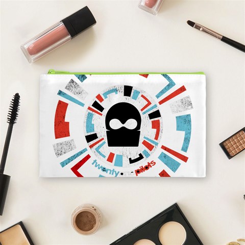 Twenty One Pilots  Cosmetic Bag (Medium) from ArtsNow.com Front
