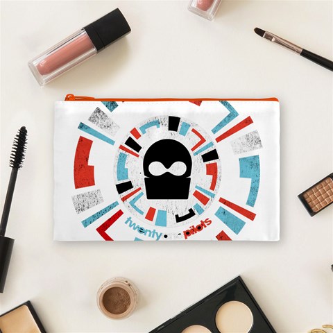 Twenty One Pilots  Cosmetic Bag (Medium) from ArtsNow.com Front