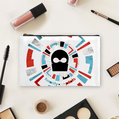 Twenty One Pilots  Cosmetic Bag (Medium) from ArtsNow.com Front