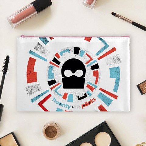 Twenty One Pilots  Cosmetic Bag (Large) from ArtsNow.com Front