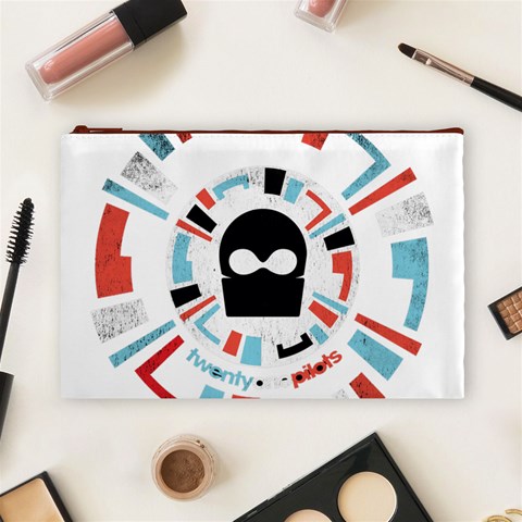 Twenty One Pilots  Cosmetic Bag (Large) from ArtsNow.com Front