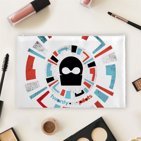 Twenty One Pilots  Cosmetic Bag (Large) from ArtsNow.com Front