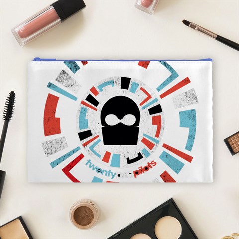Twenty One Pilots  Cosmetic Bag (Large) from ArtsNow.com Front