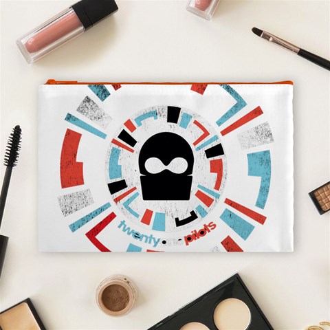Twenty One Pilots  Cosmetic Bag (Large) from ArtsNow.com Front