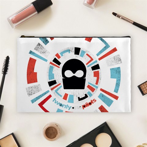 Twenty One Pilots  Cosmetic Bag (Large) from ArtsNow.com Front