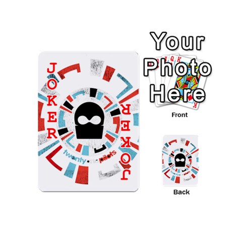 Twenty One Pilots  Playing Cards 54 (Mini) from ArtsNow.com Front - Joker2