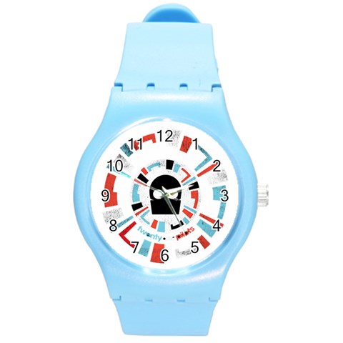 Twenty One Pilots  Round Plastic Sport Watch (M) from ArtsNow.com Front