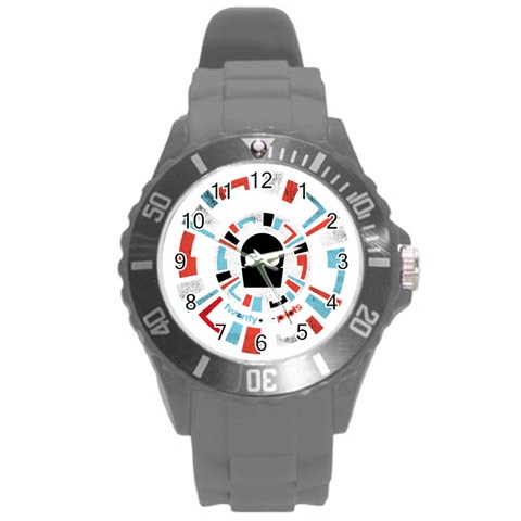 Twenty One Pilots  Round Plastic Sport Watch (L) from ArtsNow.com Front