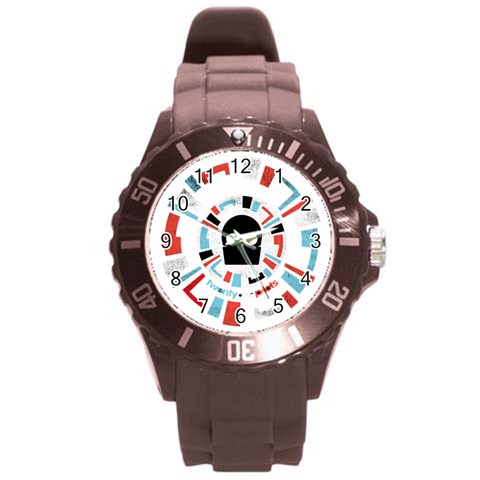 Twenty One Pilots  Round Plastic Sport Watch (L) from ArtsNow.com Front