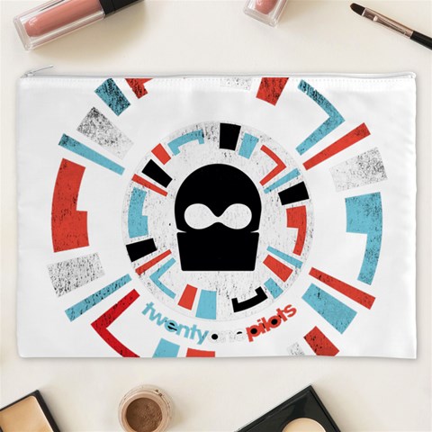 Twenty One Pilots  Cosmetic Bag (XXXL) from ArtsNow.com Front