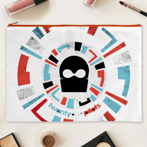 Twenty One Pilots  Cosmetic Bag (XXXL) from ArtsNow.com Front