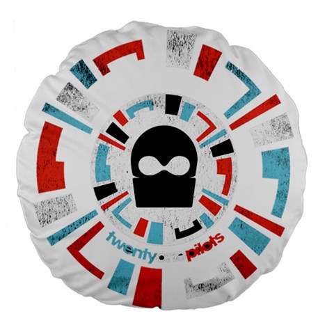 Twenty One Pilots  Large 18  Premium Round Cushion  from ArtsNow.com Front