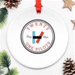 Twenty One Pilots  Round Ornament (Two Sides)