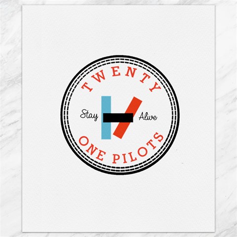 Twenty One Pilots  Canvas 8  x 10  from ArtsNow.com 8.15 x9.66  Canvas - 1
