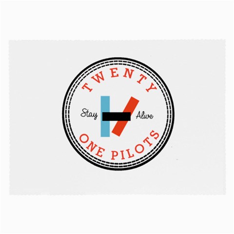 Twenty One Pilots  Large Glasses Cloth (2 Sides) from ArtsNow.com Front