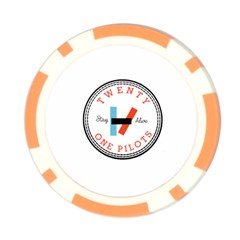 Twenty One Pilots  Poker Chip Card Guard from ArtsNow.com Front