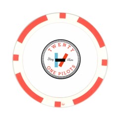 Twenty One Pilots  Poker Chip Card Guard from ArtsNow.com Back