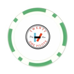 Twenty One Pilots  Poker Chip Card Guard from ArtsNow.com Back