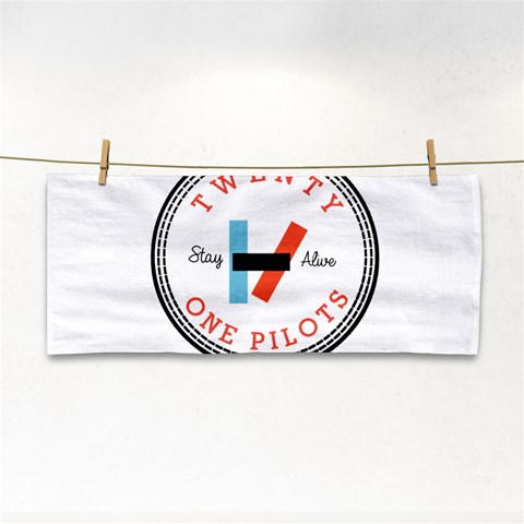 Twenty One Pilots  Hand Towel from ArtsNow.com Front