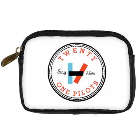 Twenty One Pilots  Digital Camera Leather Case from ArtsNow.com Front