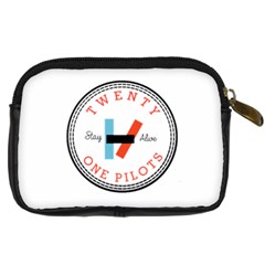 Twenty One Pilots  Digital Camera Leather Case from ArtsNow.com Back