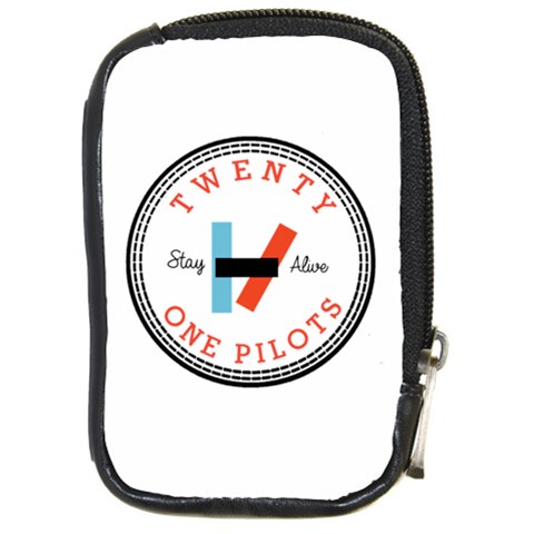 Twenty One Pilots  Compact Camera Leather Case from ArtsNow.com Front