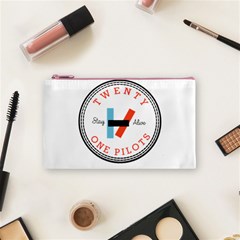 Twenty One Pilots  Cosmetic Bag (Small) from ArtsNow.com Front