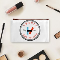Twenty One Pilots  Cosmetic Bag (Small) from ArtsNow.com Front