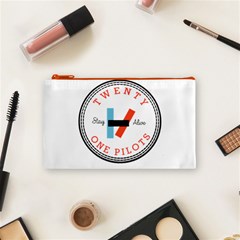 Twenty One Pilots  Cosmetic Bag (Small) from ArtsNow.com Front