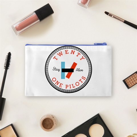 Twenty One Pilots  Cosmetic Bag (Small) from ArtsNow.com Back