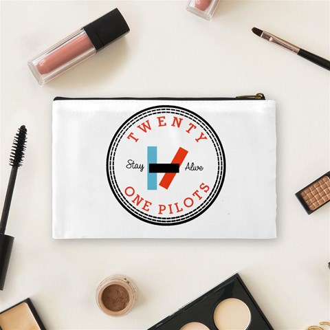 Twenty One Pilots  Cosmetic Bag (Medium) from ArtsNow.com Back