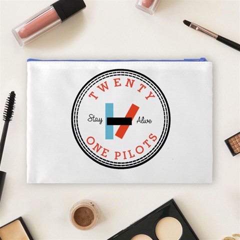 Twenty One Pilots  Cosmetic Bag (Large) from ArtsNow.com Back