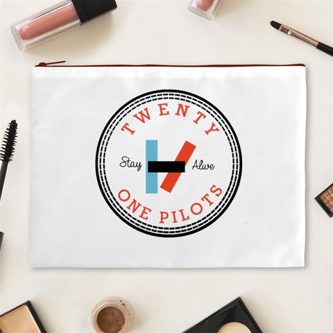 Twenty One Pilots  Cosmetic Bag (XL) from ArtsNow.com Front