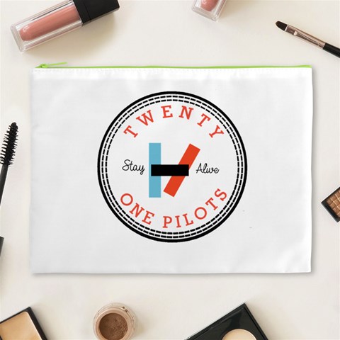 Twenty One Pilots  Cosmetic Bag (XL) from ArtsNow.com Front