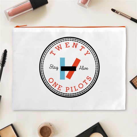 Twenty One Pilots  Cosmetic Bag (XL) from ArtsNow.com Front