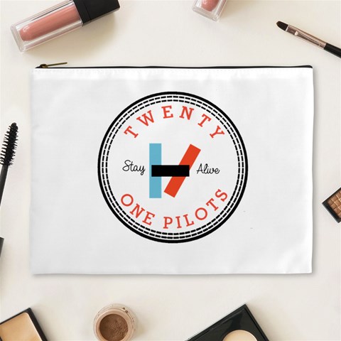 Twenty One Pilots  Cosmetic Bag (XL) from ArtsNow.com Front