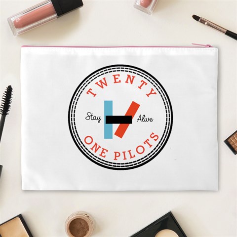 Twenty One Pilots  Cosmetic Bag (XL) from ArtsNow.com Back