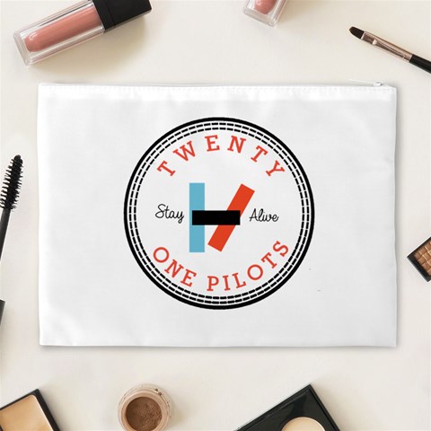 Twenty One Pilots  Cosmetic Bag (XL) from ArtsNow.com Back