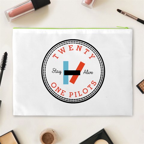 Twenty One Pilots  Cosmetic Bag (XL) from ArtsNow.com Back