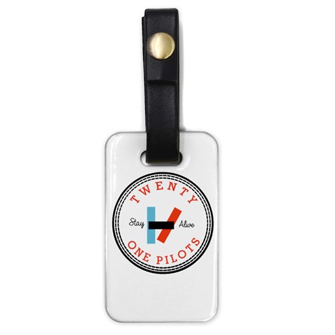 Twenty One Pilots  Luggage Tag (one side) from ArtsNow.com Front