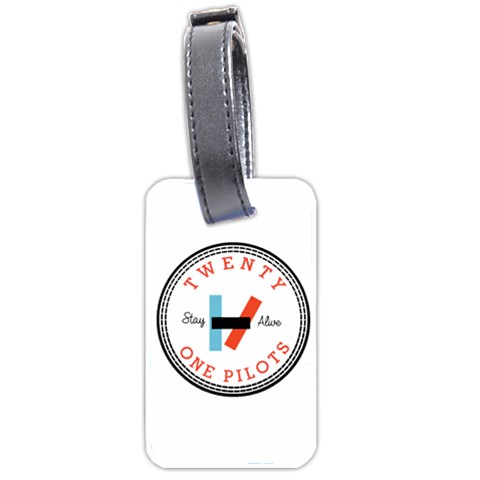 Twenty One Pilots  Luggage Tag (two sides) from ArtsNow.com Front