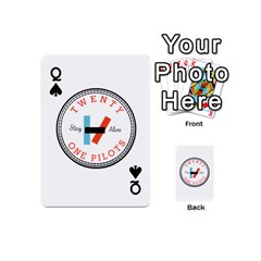 Queen Twenty One Pilots  Playing Cards 54 (Mini) from ArtsNow.com Front - SpadeQ