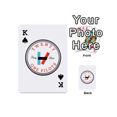 King Twenty One Pilots  Playing Cards 54 (Mini) from ArtsNow.com Front - SpadeK