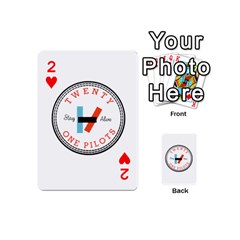 Twenty One Pilots  Playing Cards 54 (Mini) from ArtsNow.com Front - Heart2