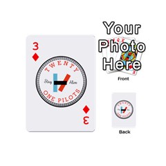Twenty One Pilots  Playing Cards 54 (Mini) from ArtsNow.com Front - Diamond3