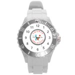 Twenty One Pilots  Round Plastic Sport Watch (L)