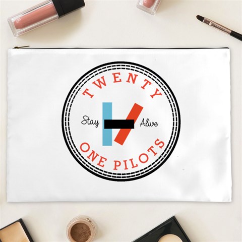 Twenty One Pilots  Cosmetic Bag (XXL) from ArtsNow.com Front